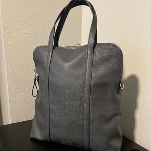 Ted Baker London Pebbled Leather Tote Backpack